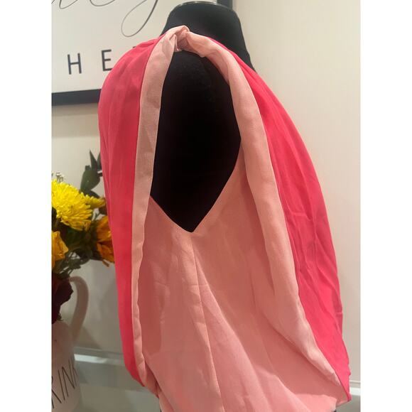 Sleeveless Multi-Pink Sheer Bodysuit - Picture 4 of 9